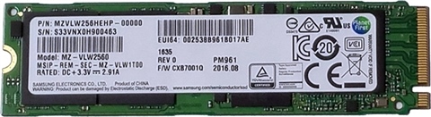 Samsung PM961 MZ-VLW2560 256GB 2280 NVMe M.2 - CeX (UK): - Buy